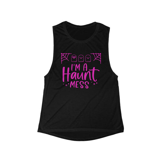 Haunt Mess Women's Flowy Scoop Tank