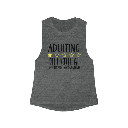 Adulting 1 Star Women's Flowy Tank