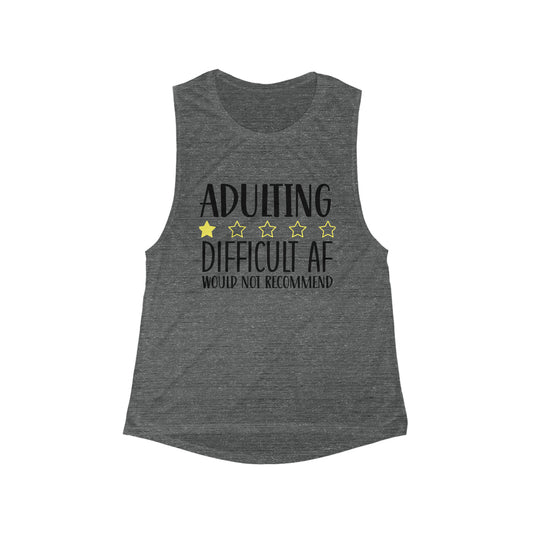 Adulting 1 Star Women's Flowy Tank