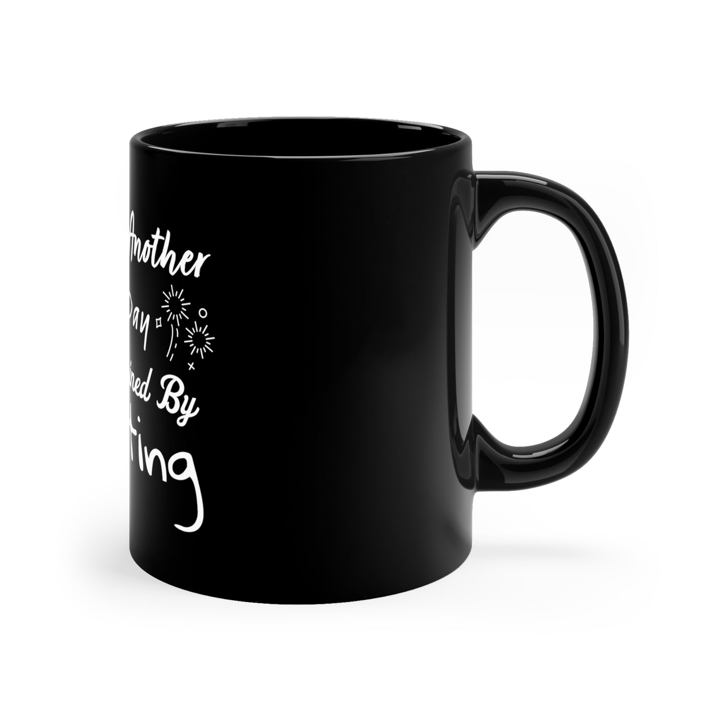 Day ruined by Adulting Black Mug