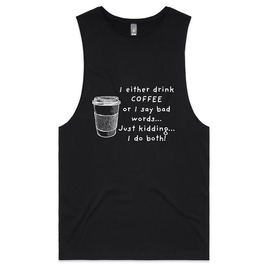 Coffee & Swearing Unisex Tank Tee