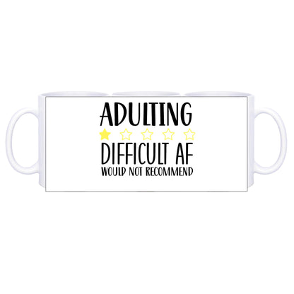 Adulting 1 Star Ceramic Mug