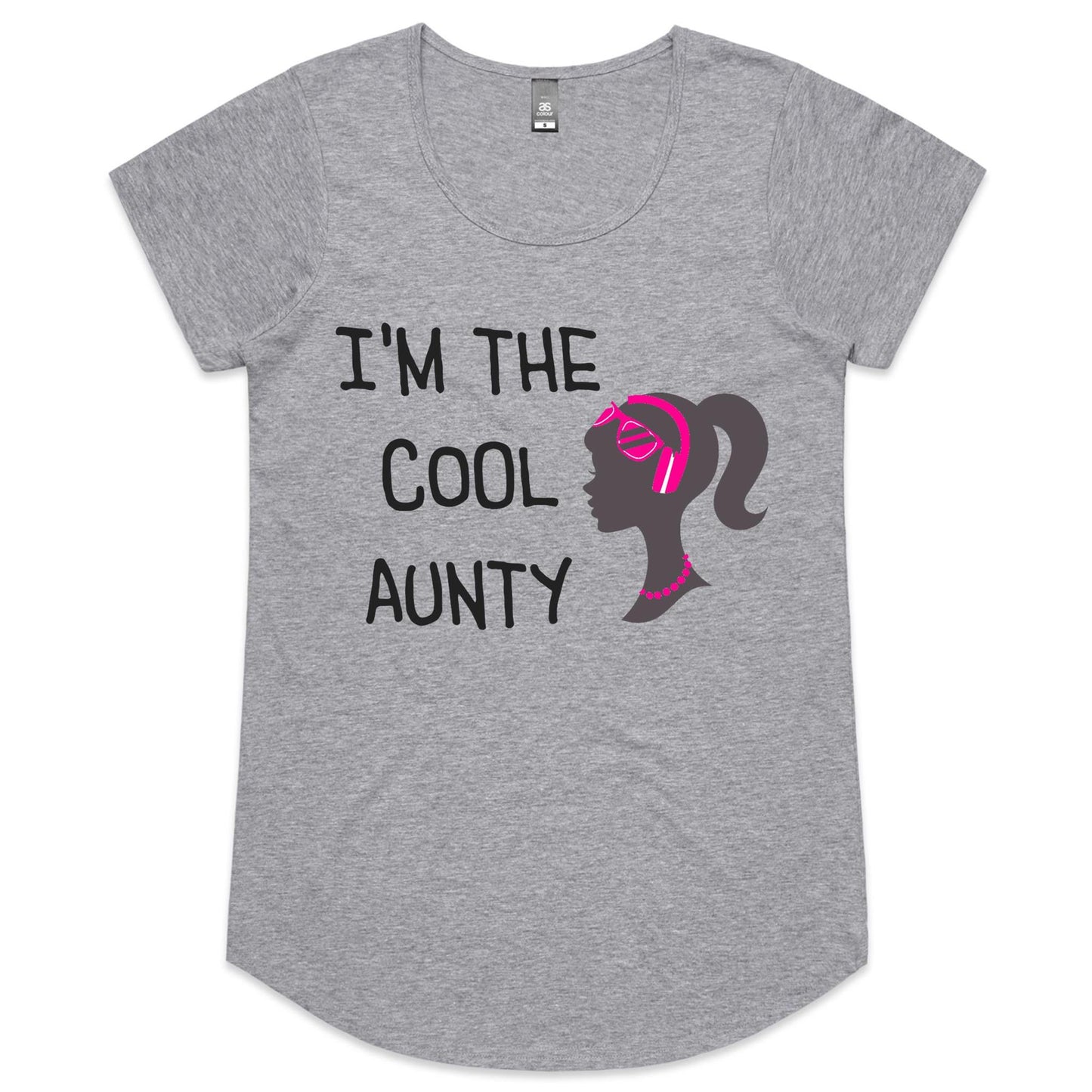 I'm the Cool Aunty - Womens Scoop Neck T-Shirt