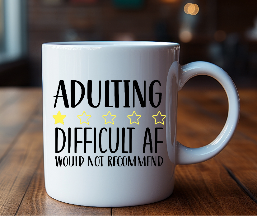 Adulting 1 Star Ceramic Mug