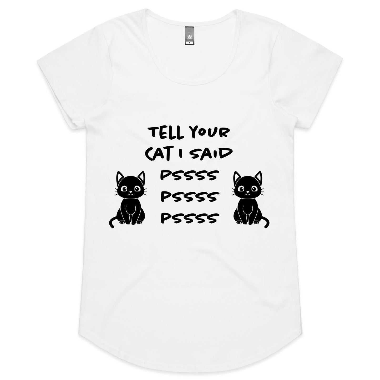 Cat Psss Womens T-Shirt